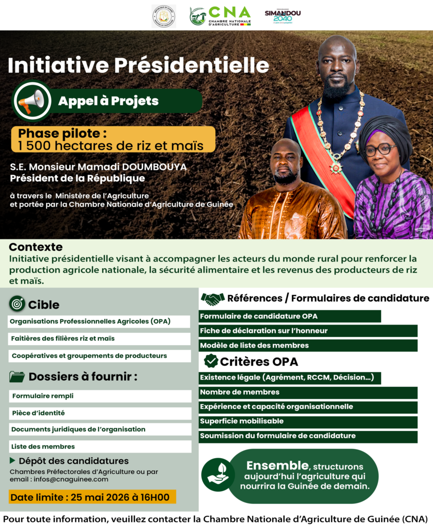 Initiative Présidentielle - Appel à Projets
